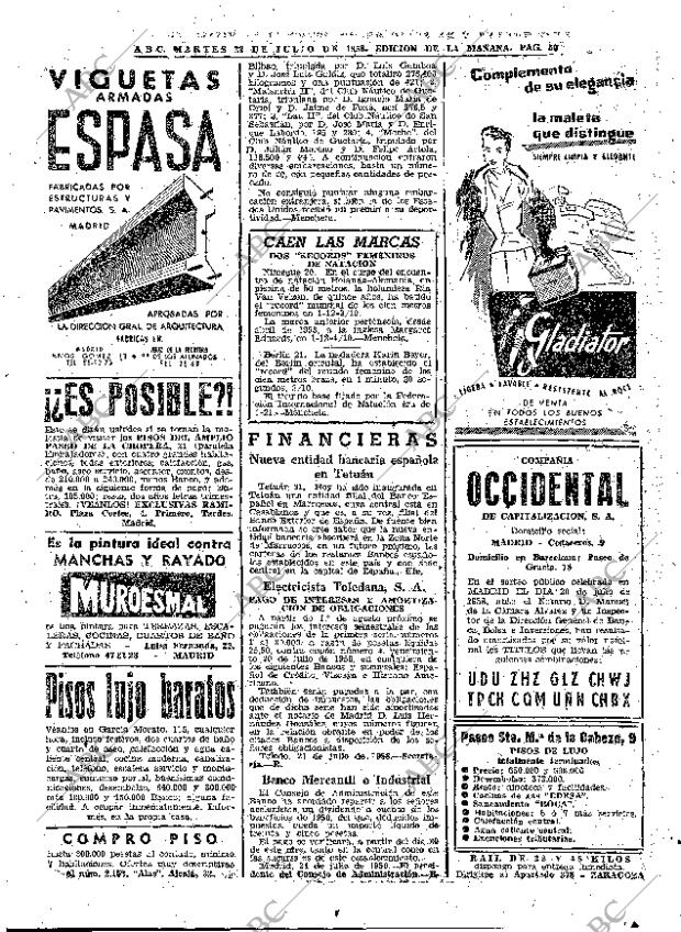 ABC MADRID 22-07-1958 página 50