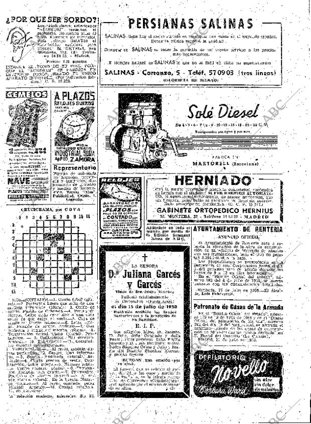 ABC MADRID 22-07-1958 página 63