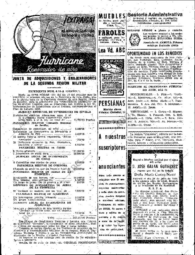 ABC SEVILLA 25-07-1958 página 28