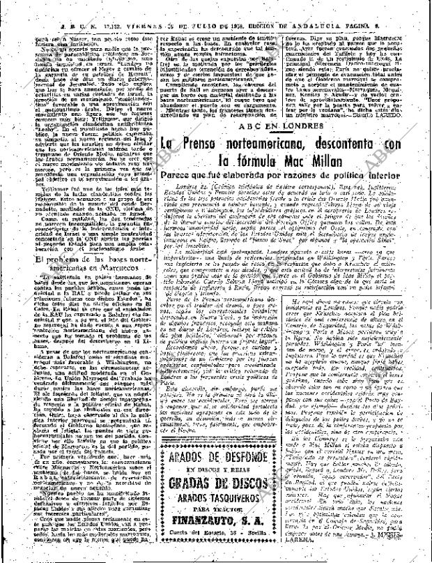 ABC SEVILLA 25-07-1958 página 9