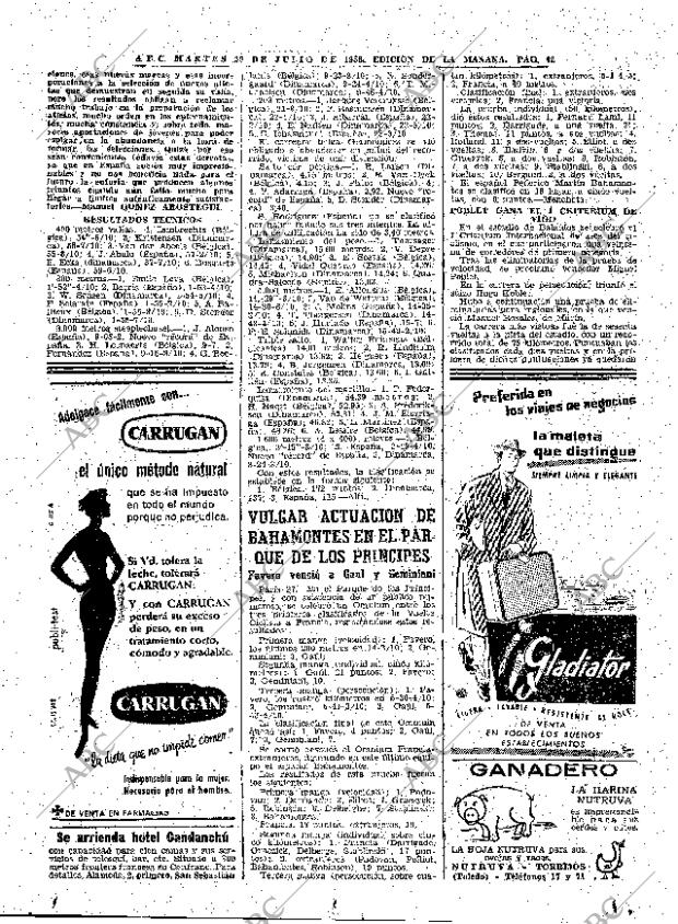 ABC MADRID 29-07-1958 página 42