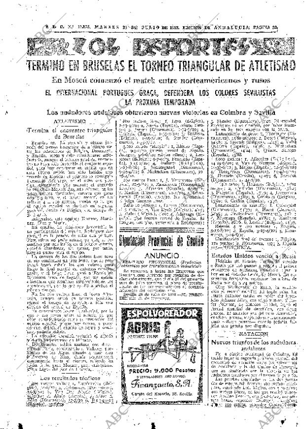 ABC SEVILLA 29-07-1958 página 23