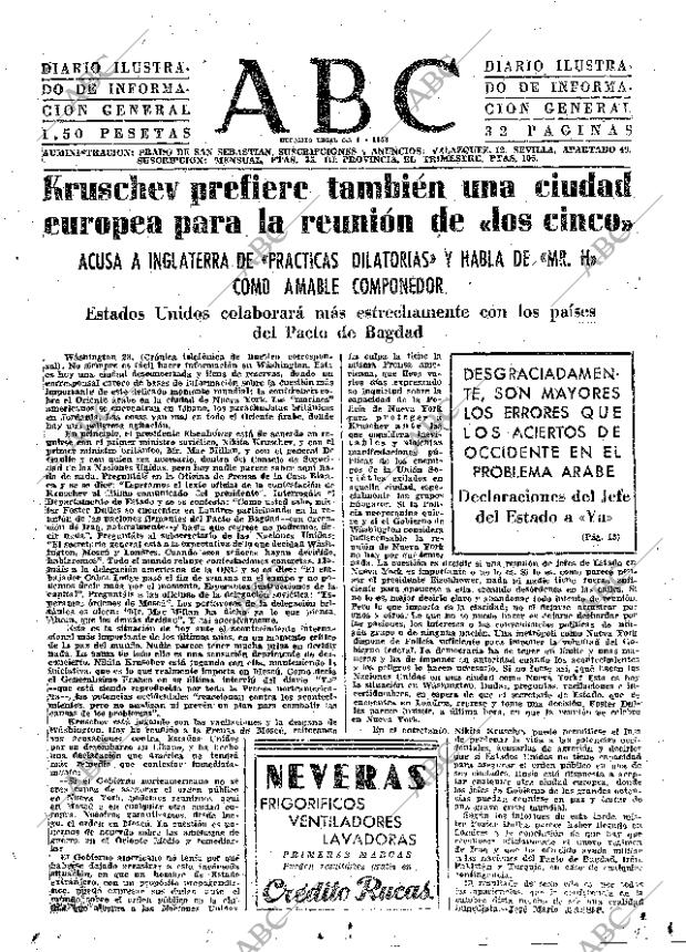 ABC SEVILLA 29-07-1958 página 7