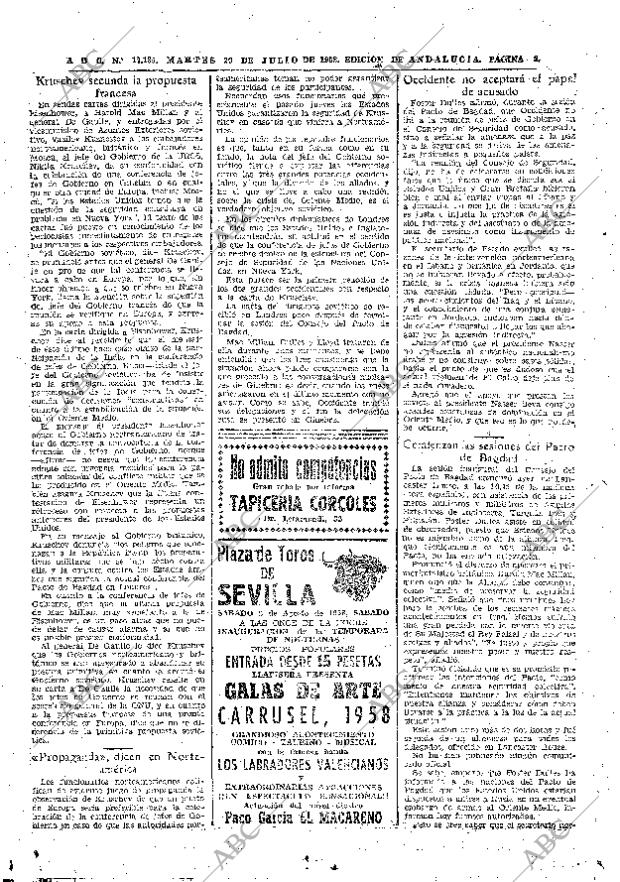 ABC SEVILLA 29-07-1958 página 8