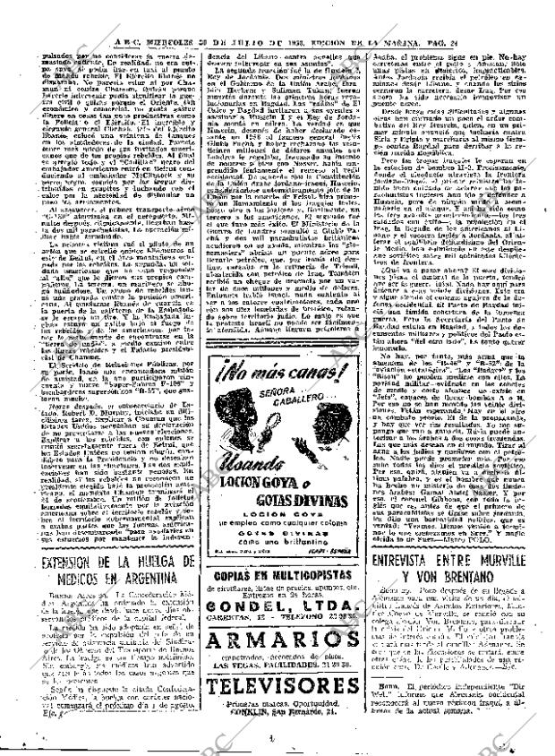 ABC MADRID 30-07-1958 página 24