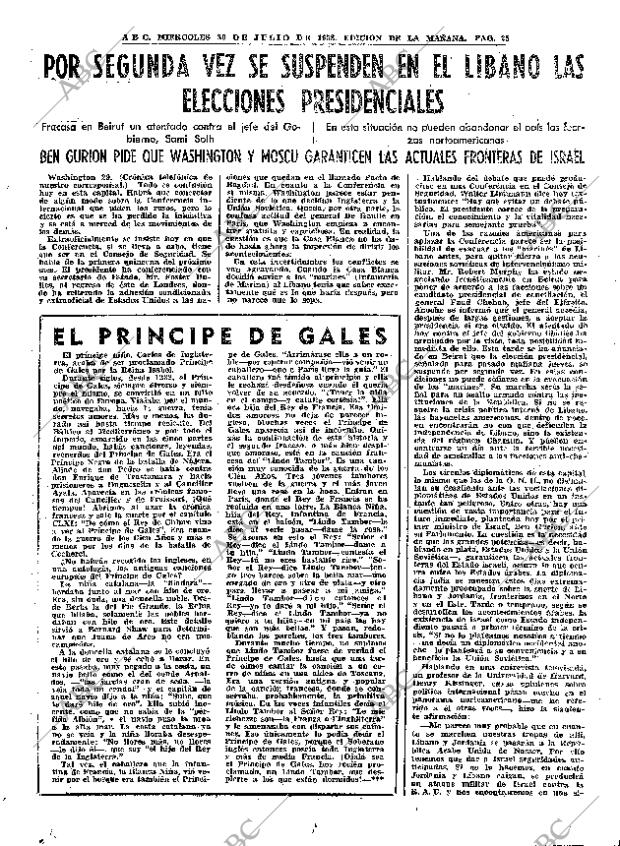 ABC MADRID 30-07-1958 página 25