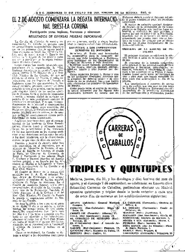 ABC MADRID 30-07-1958 página 43
