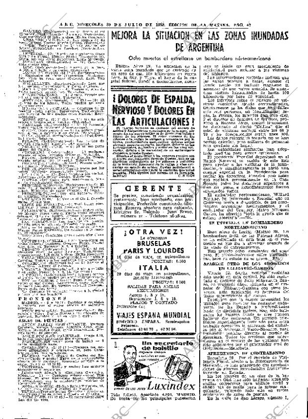 ABC MADRID 30-07-1958 página 47