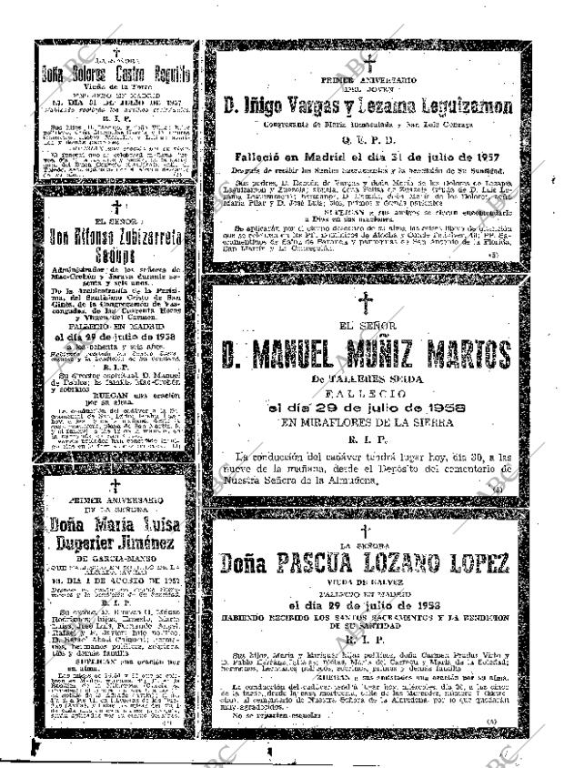 ABC MADRID 30-07-1958 página 54