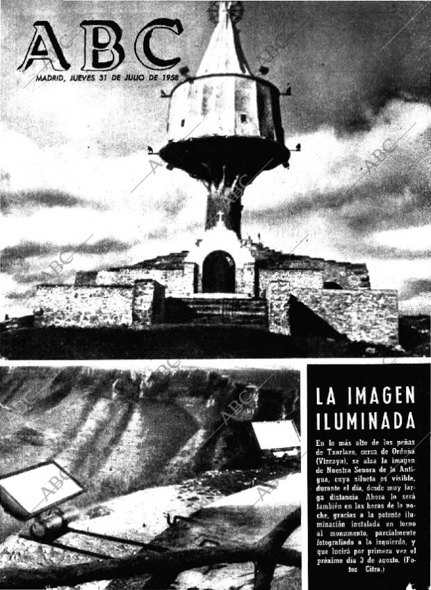 ABC MADRID 31-07-1958 página 1