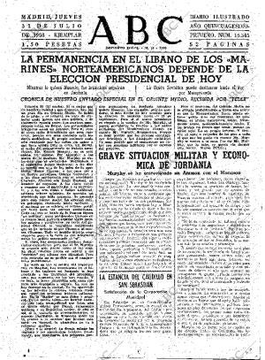 ABC MADRID 31-07-1958 página 11