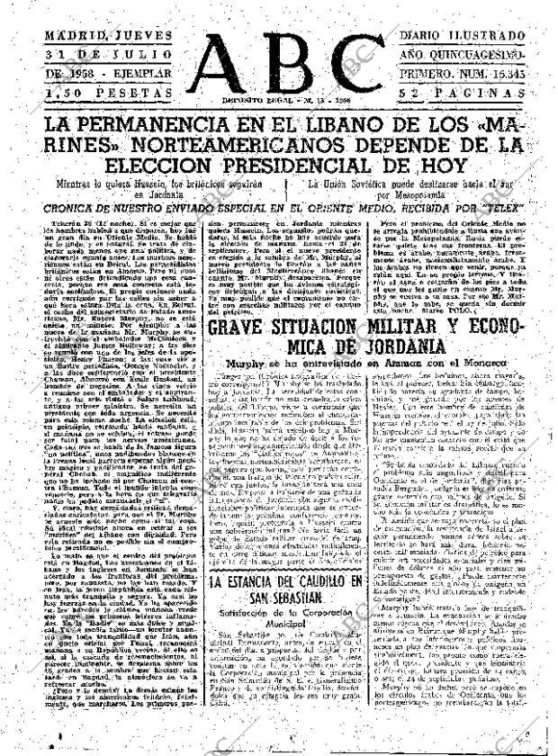 ABC MADRID 31-07-1958 página 11