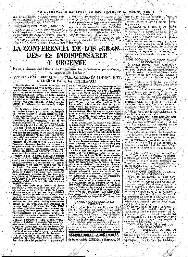 ABC MADRID 31-07-1958 página 12