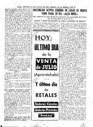 ABC MADRID 31-07-1958 página 14