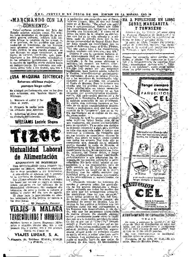 ABC MADRID 31-07-1958 página 16