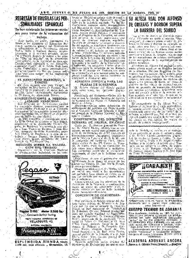 ABC MADRID 31-07-1958 página 21
