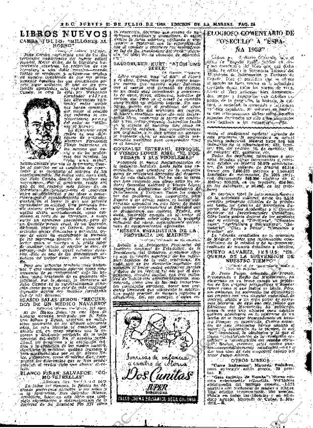 ABC MADRID 31-07-1958 página 30