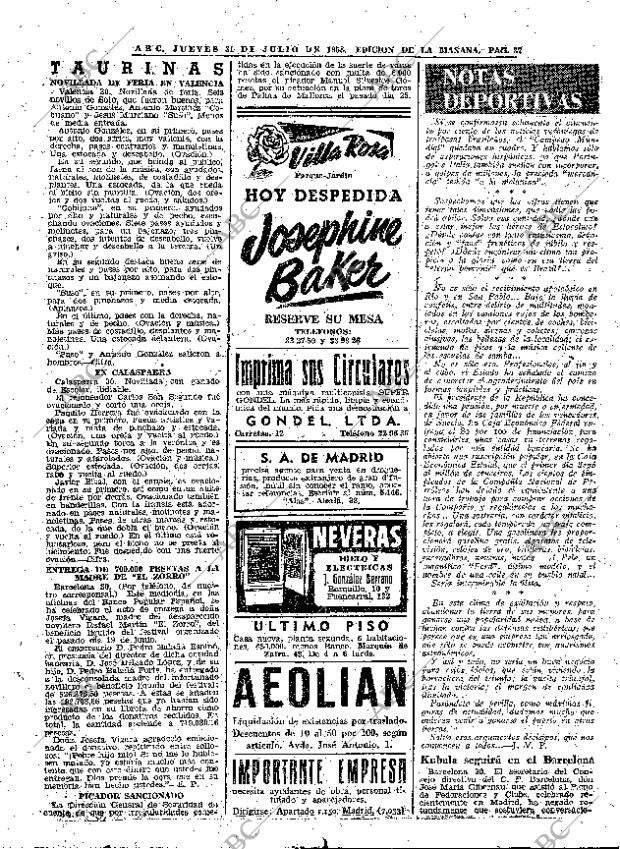 ABC MADRID 31-07-1958 página 33