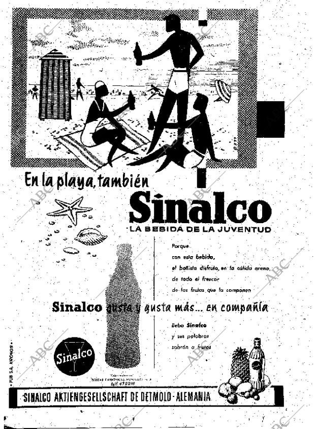 ABC MADRID 31-07-1958 página 8