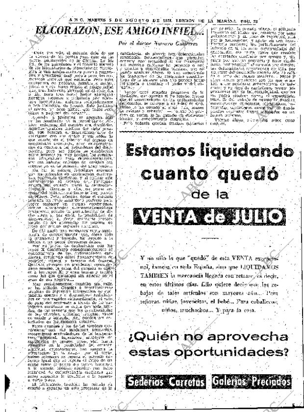 ABC MADRID 05-08-1958 página 23