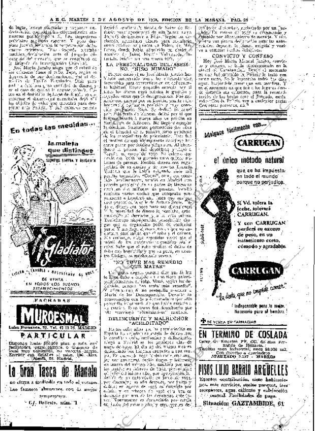 ABC MADRID 05-08-1958 página 26