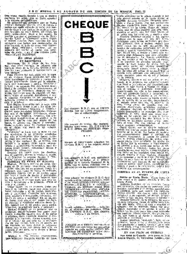 ABC MADRID 05-08-1958 página 32