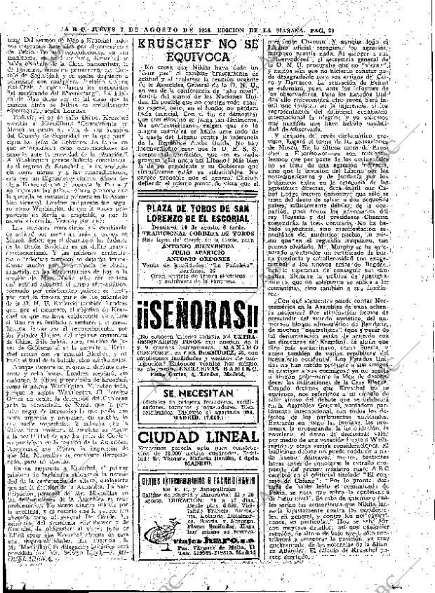 ABC MADRID 07-08-1958 página 20