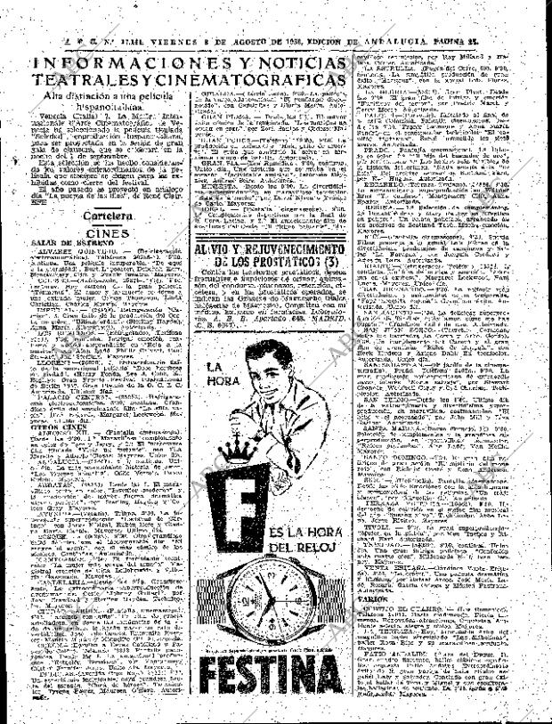 ABC SEVILLA 08-08-1958 página 25