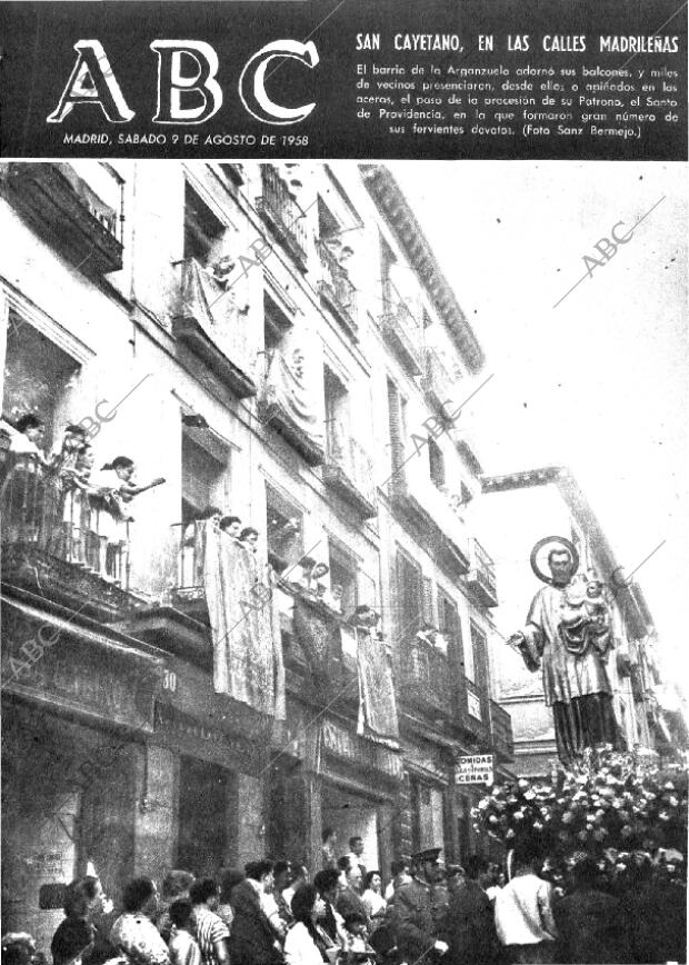 ABC MADRID 09-08-1958 página 1