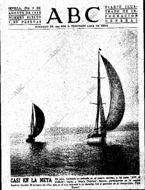ABC SEVILLA 09-08-1958 página 1