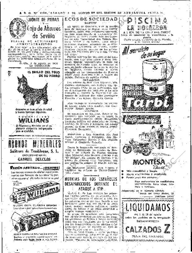 ABC SEVILLA 09-08-1958 página 16