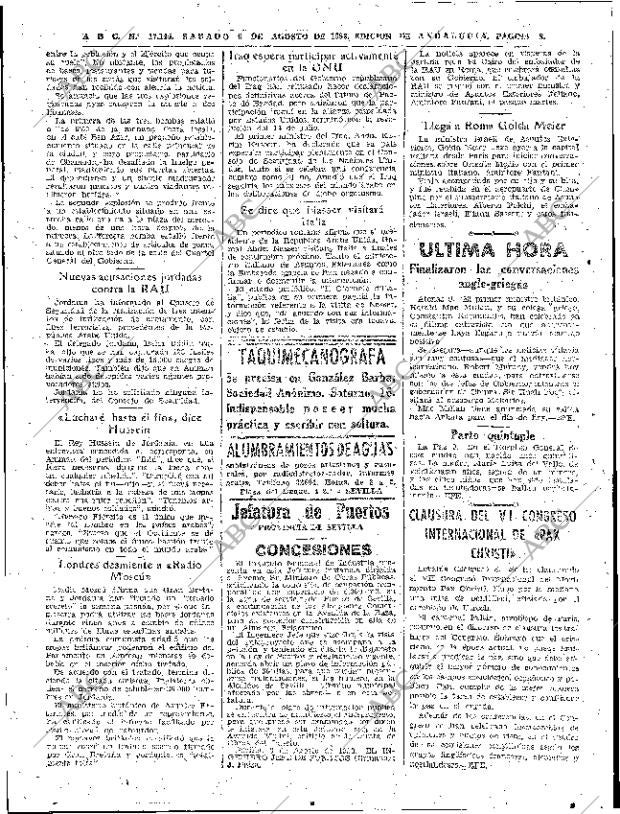 ABC SEVILLA 09-08-1958 página 8