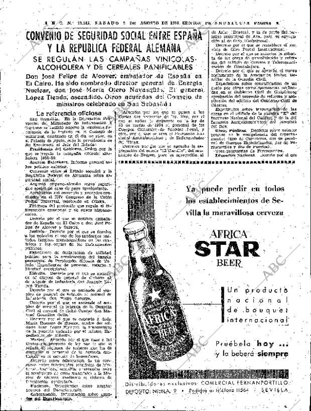 ABC SEVILLA 09-08-1958 página 9