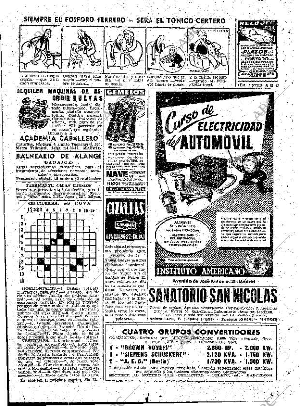 ABC MADRID 10-08-1958 página 74