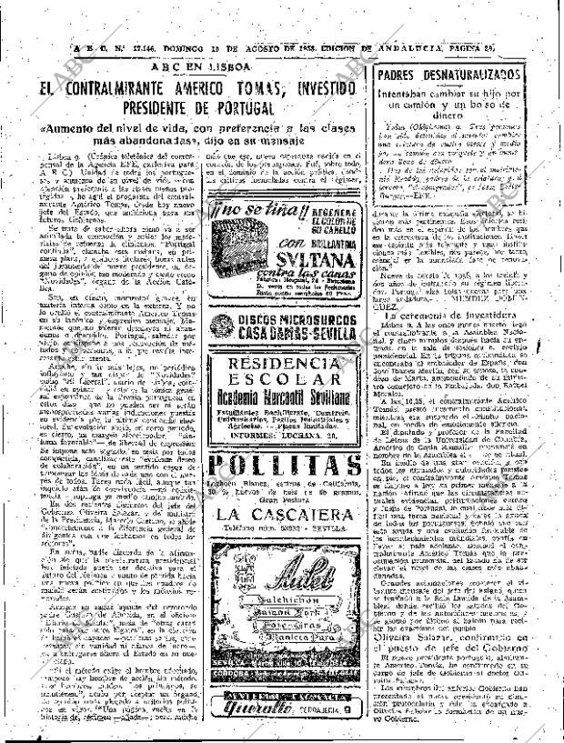 ABC SEVILLA 10-08-1958 página 29