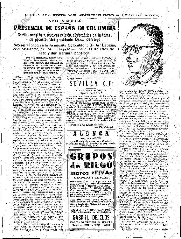 ABC SEVILLA 10-08-1958 página 31