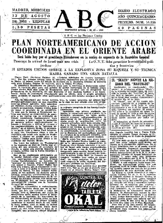 ABC MADRID 13-08-1958 página 15