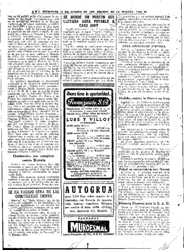 ABC MADRID 13-08-1958 página 20