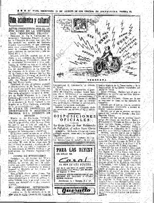 ABC SEVILLA 13-08-1958 página 15