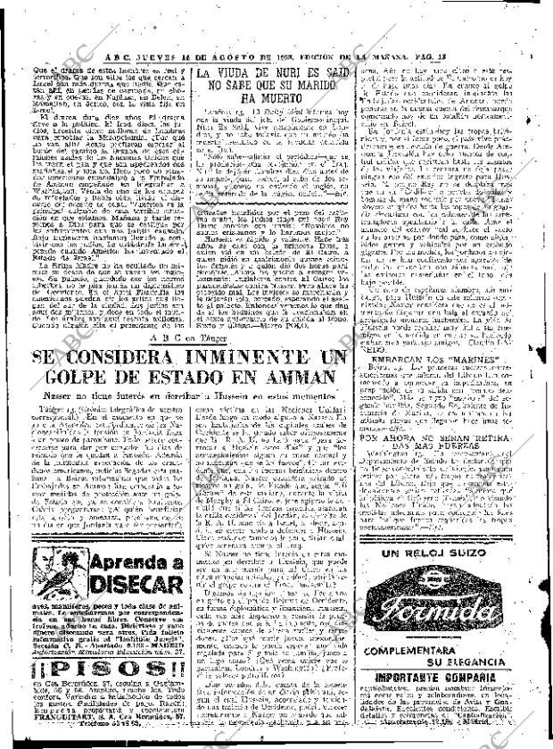 ABC MADRID 14-08-1958 página 18