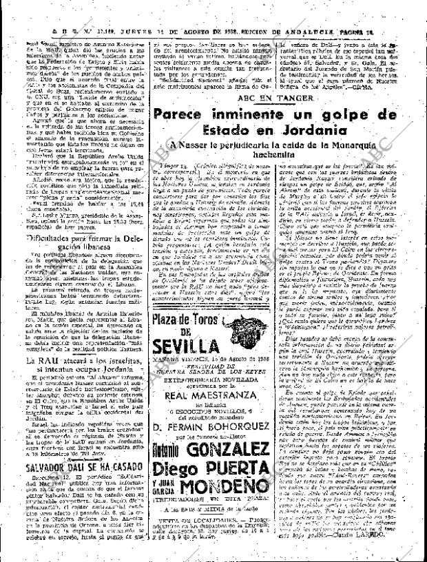 ABC SEVILLA 14-08-1958 página 10