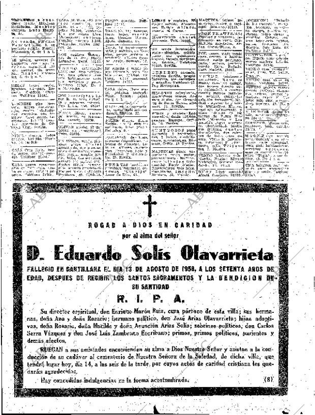 ABC SEVILLA 14-08-1958 página 29