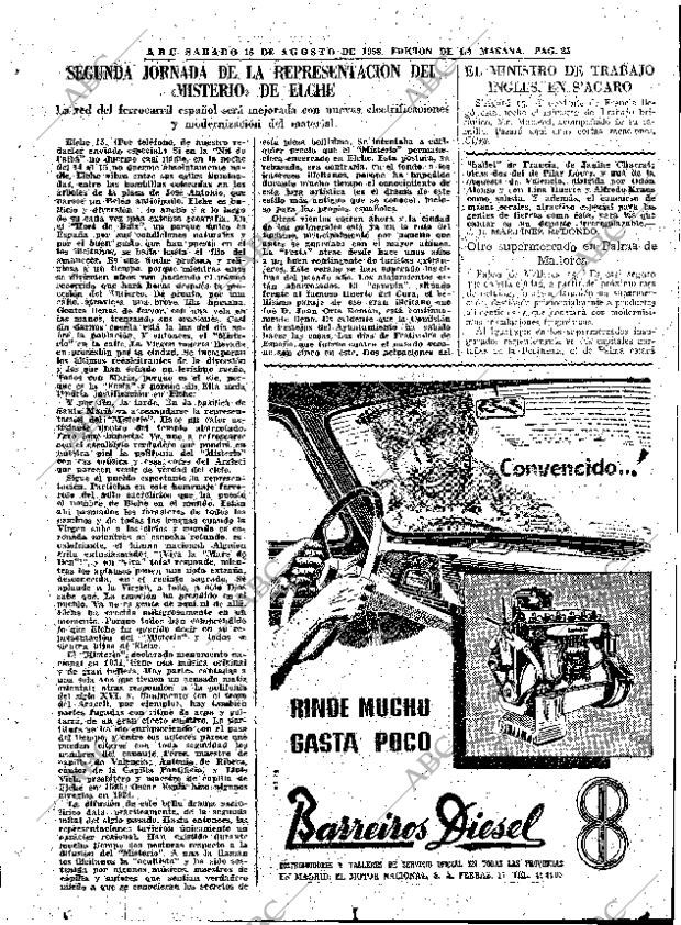 ABC MADRID 16-08-1958 página 25