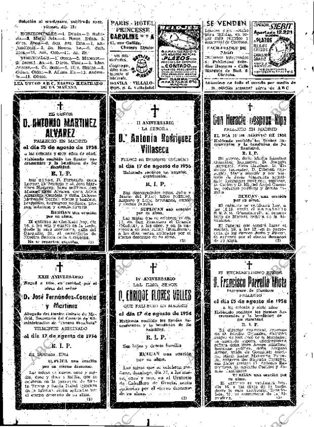 ABC MADRID 16-08-1958 página 42