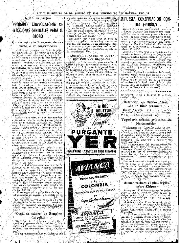 ABC MADRID 20-08-1958 página 19