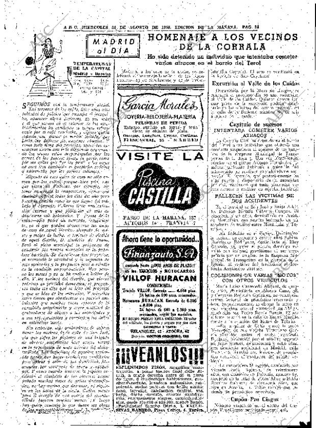 ABC MADRID 20-08-1958 página 25