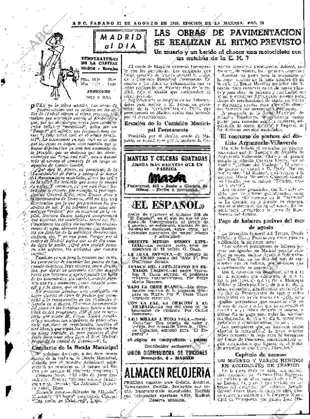 ABC MADRID 23-08-1958 página 29