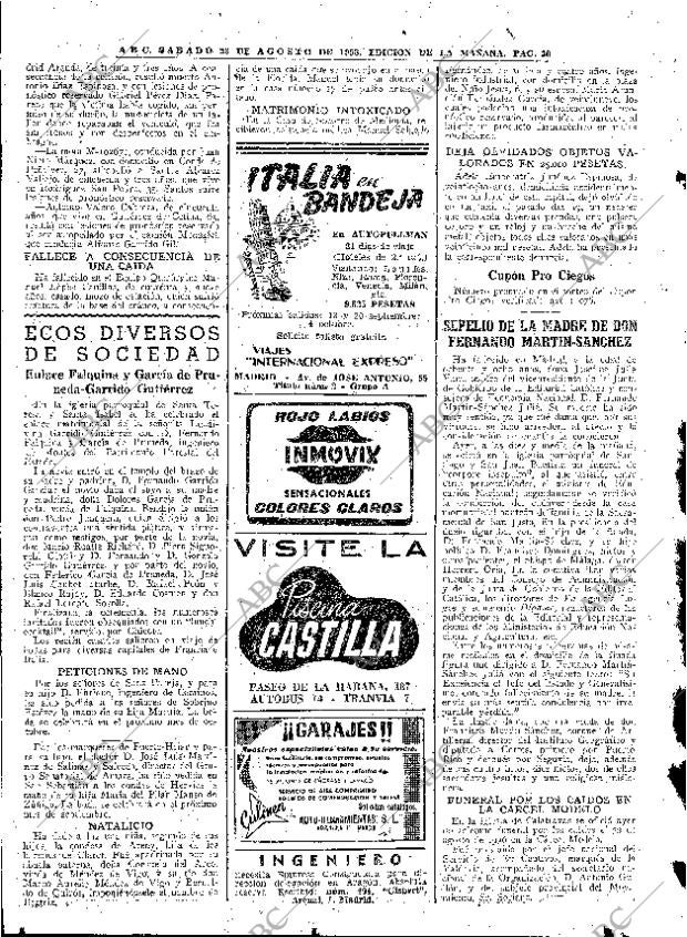 ABC MADRID 23-08-1958 página 30