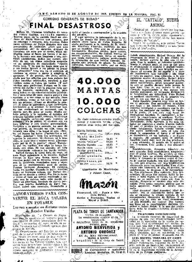 ABC MADRID 23-08-1958 página 31