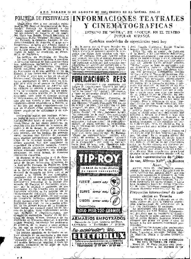 ABC MADRID 23-08-1958 página 37